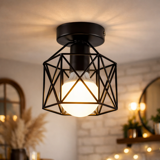 Modern Round Flush Mount Ceiling Light