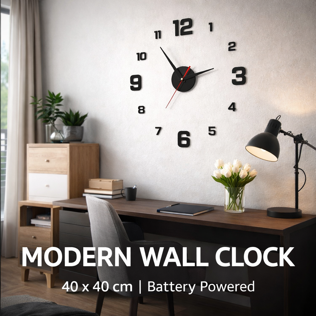 DIY Luminous Digital Wall Clock