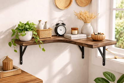 Corner Floating Wall Shelves