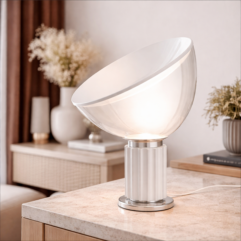 Taccia Italian Glass LED Table Lamp