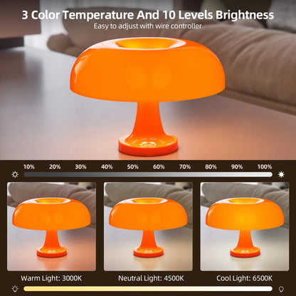Bauhaus Modern Mushroom Table Lamp