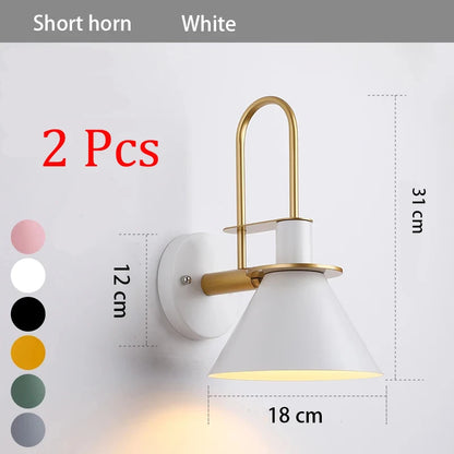 Nordic Modern Wall Lamp – Metal LED Wall Light