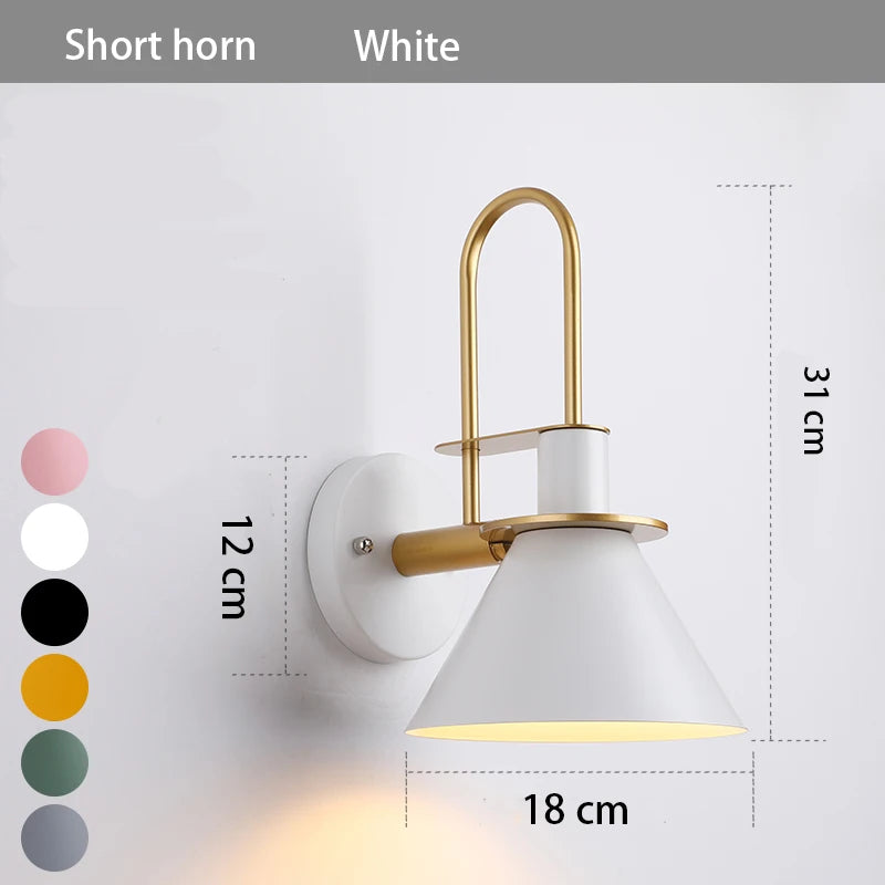 Nordic Modern Wall Lamp – Metal LED Wall Light