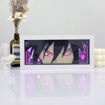 Anime Series 3D Paper Cut Shadow Box LED Night Light