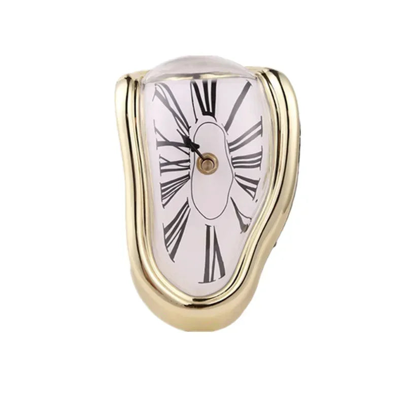 Surreal Melting Wall Clock Salvador Dali Style