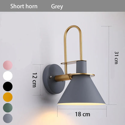 Nordic Modern Wall Lamp – Metal LED Wall Light