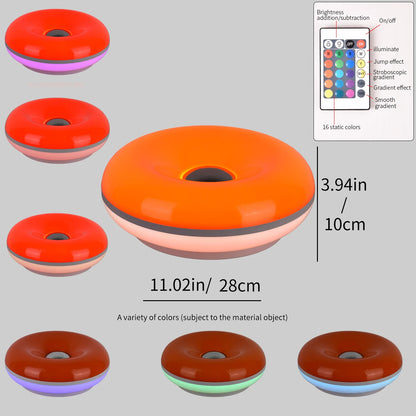 Bauhaus Donut Table Lamp – Modern USB LED Ambient Night Light for Bedroom & Living Room Decor