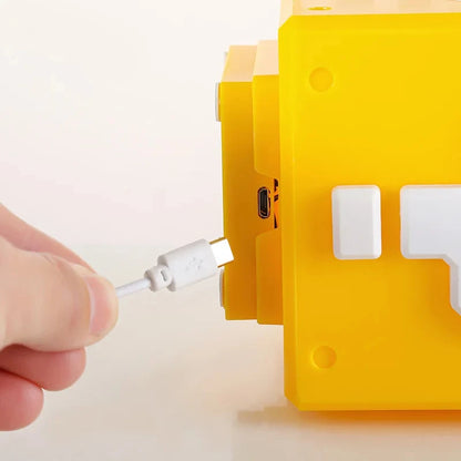 Mario 3D LED Question Mark Night Lightdside Lamp USB Rechargeable Gift