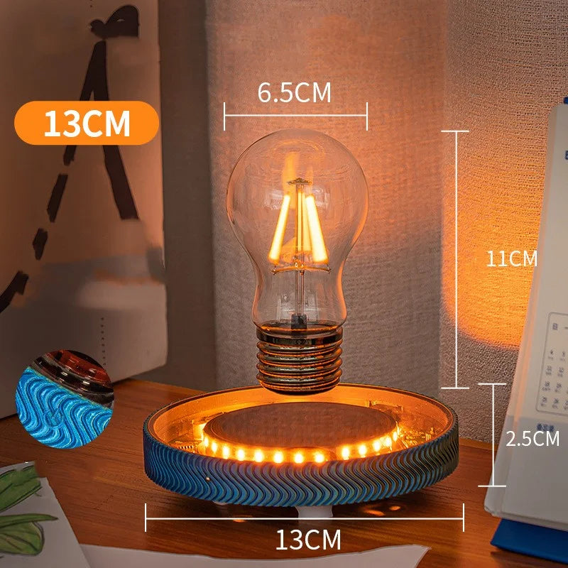 Magnetic Levitating Lamp – Floating Moon, Saturn or Light Bulb LED Table Lamp