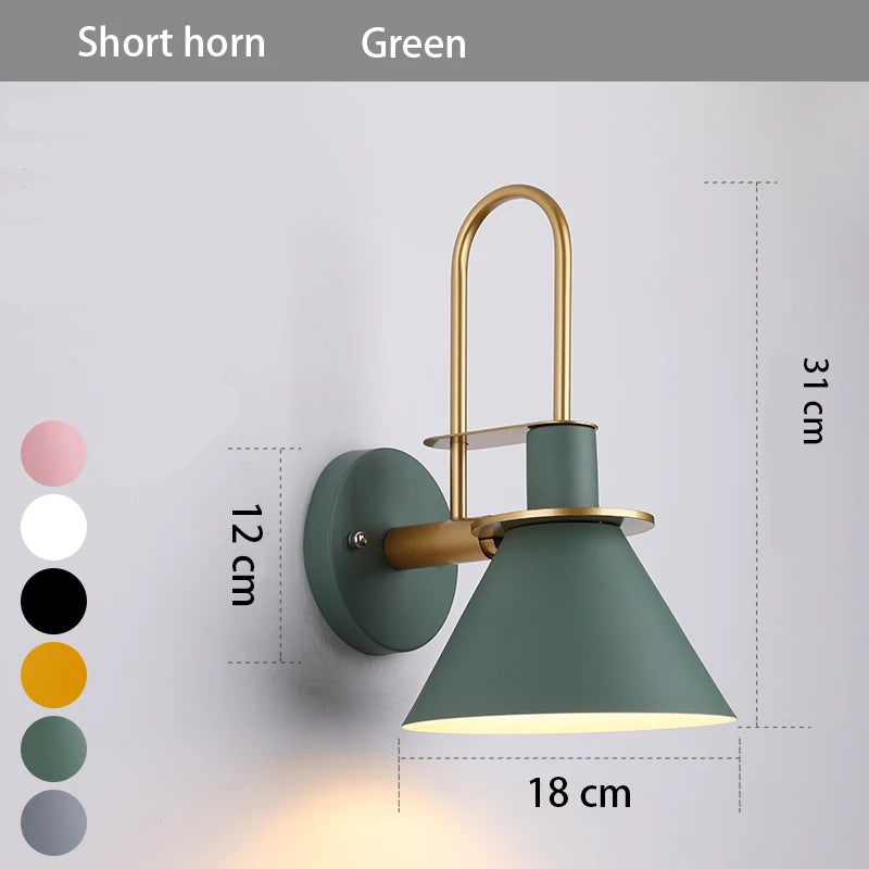 Nordic Modern Wall Lamp – Metal LED Wall Light
