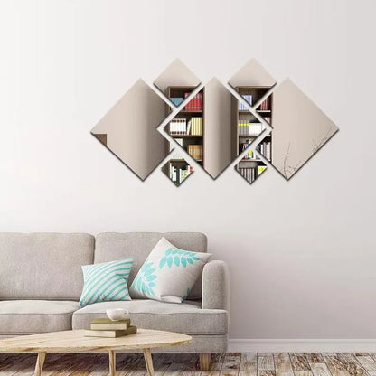 3D Acrylic Mirror Wall Stickers