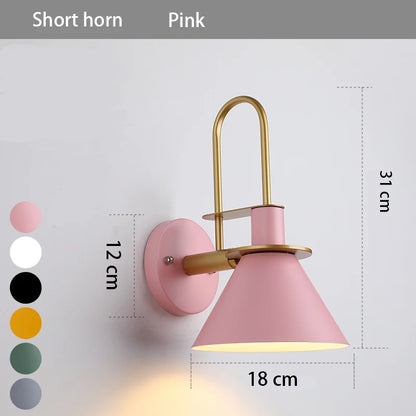 Nordic Modern Wall Lamp – Metal LED Wall Light