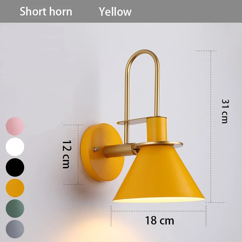 Nordic Modern Wall Lamp – Metal LED Wall Light