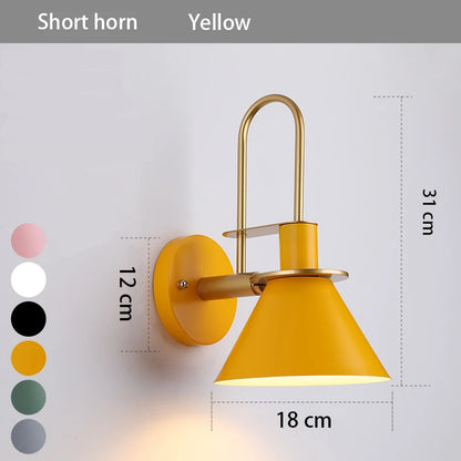 Nordic Modern Wall Lamp – Metal LED Wall Light