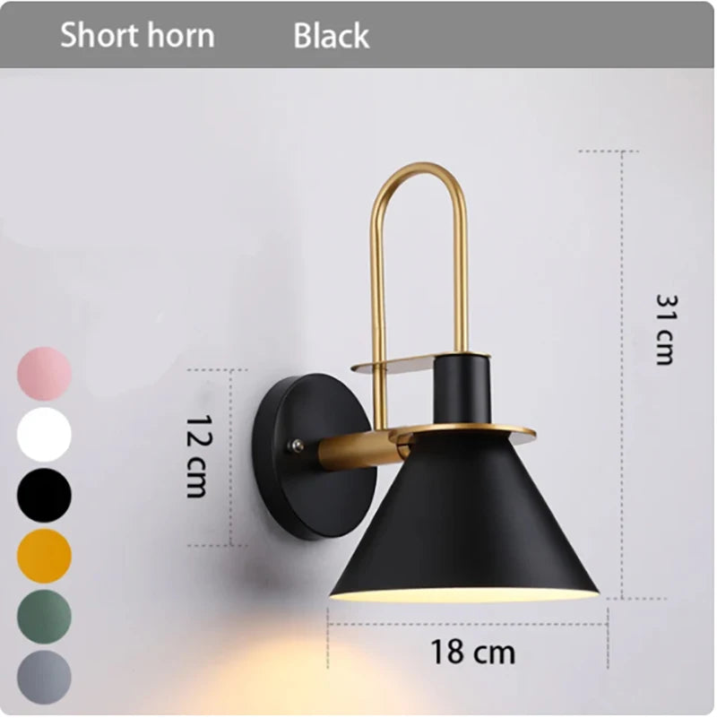 Nordic Modern Wall Lamp – Metal LED Wall Light