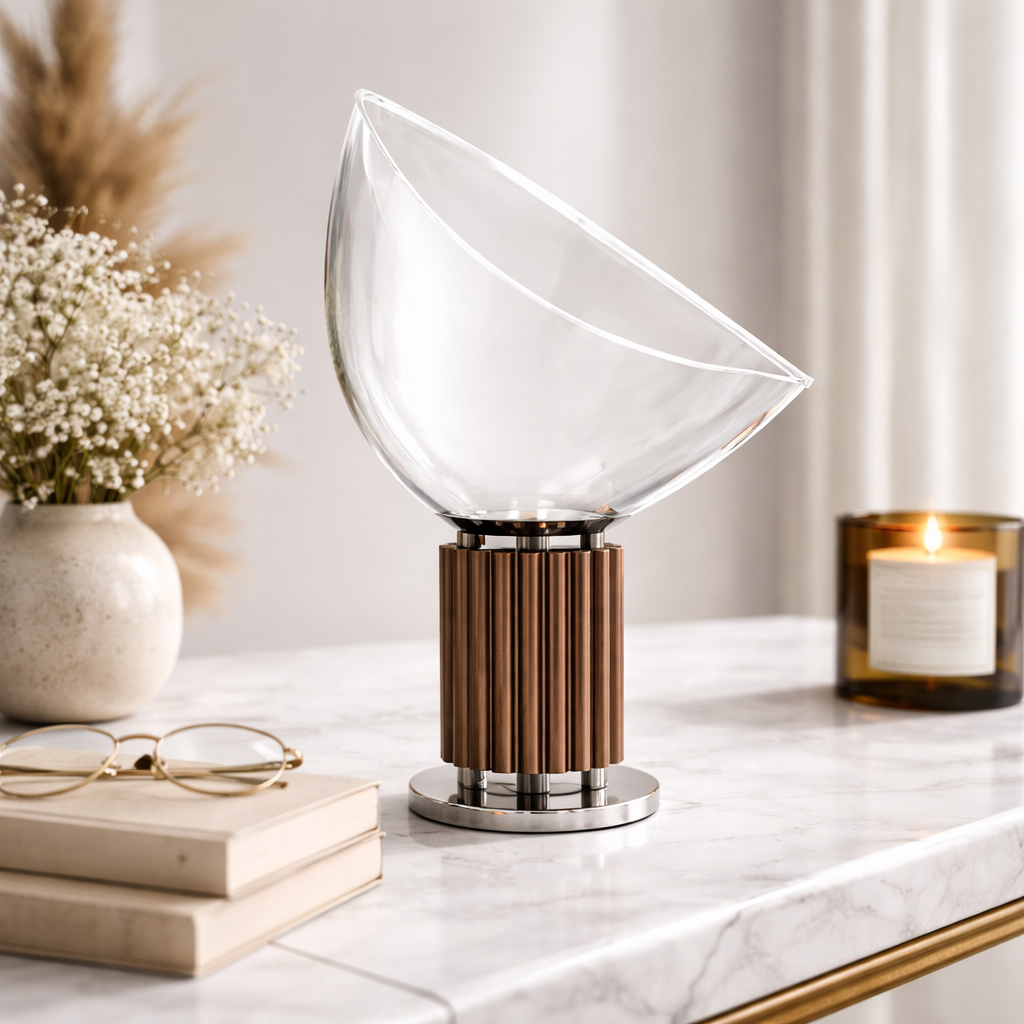 Taccia Italian Glass LED Table Lamp