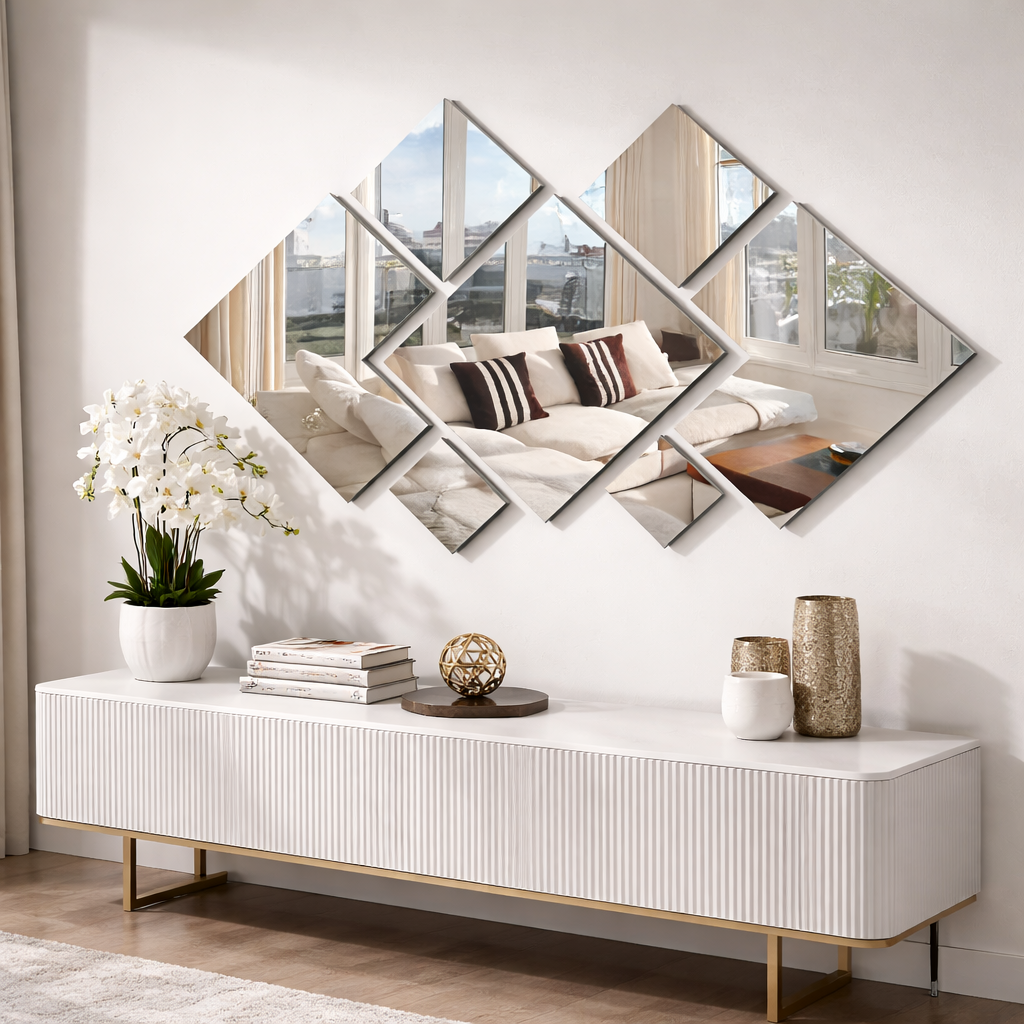 3D Acrylic Mirror Wall Stickers