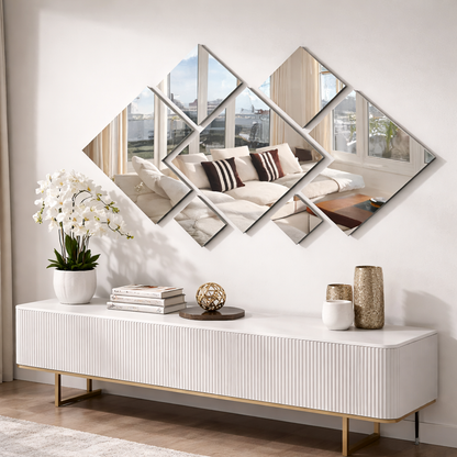 3D Acrylic Mirror Wall Stickers