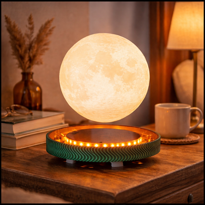 Magnetic Levitating Lamp – Floating Moon, Saturn or Light Bulb LED Table Lamp