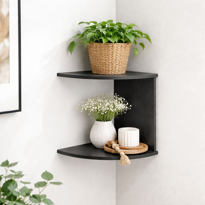 Boho Corner Floating Wall Shelf 2/4/5 Layers