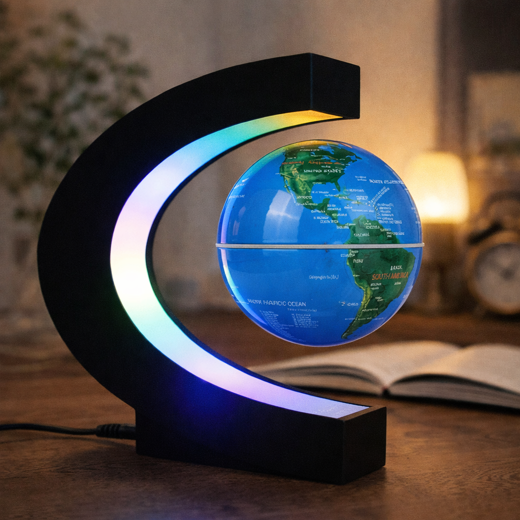 Floating Magnetic Levitation Globe LED Lamp