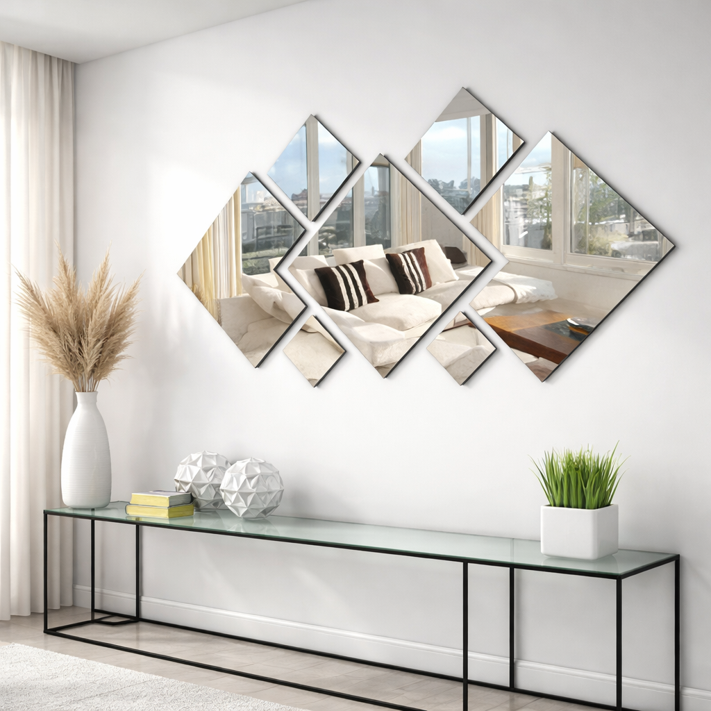 3D Acrylic Mirror Wall Stickers